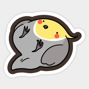 Silly Cockatiel Sticker